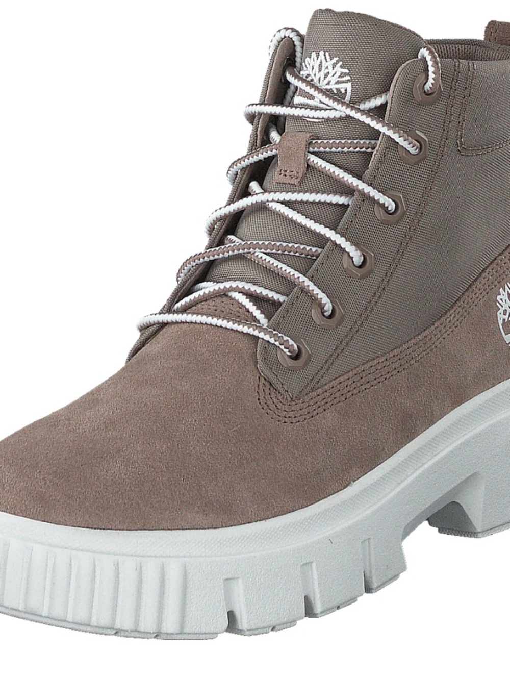 Timberland Women’s Taupe Lace-Up Suede Utility Boot